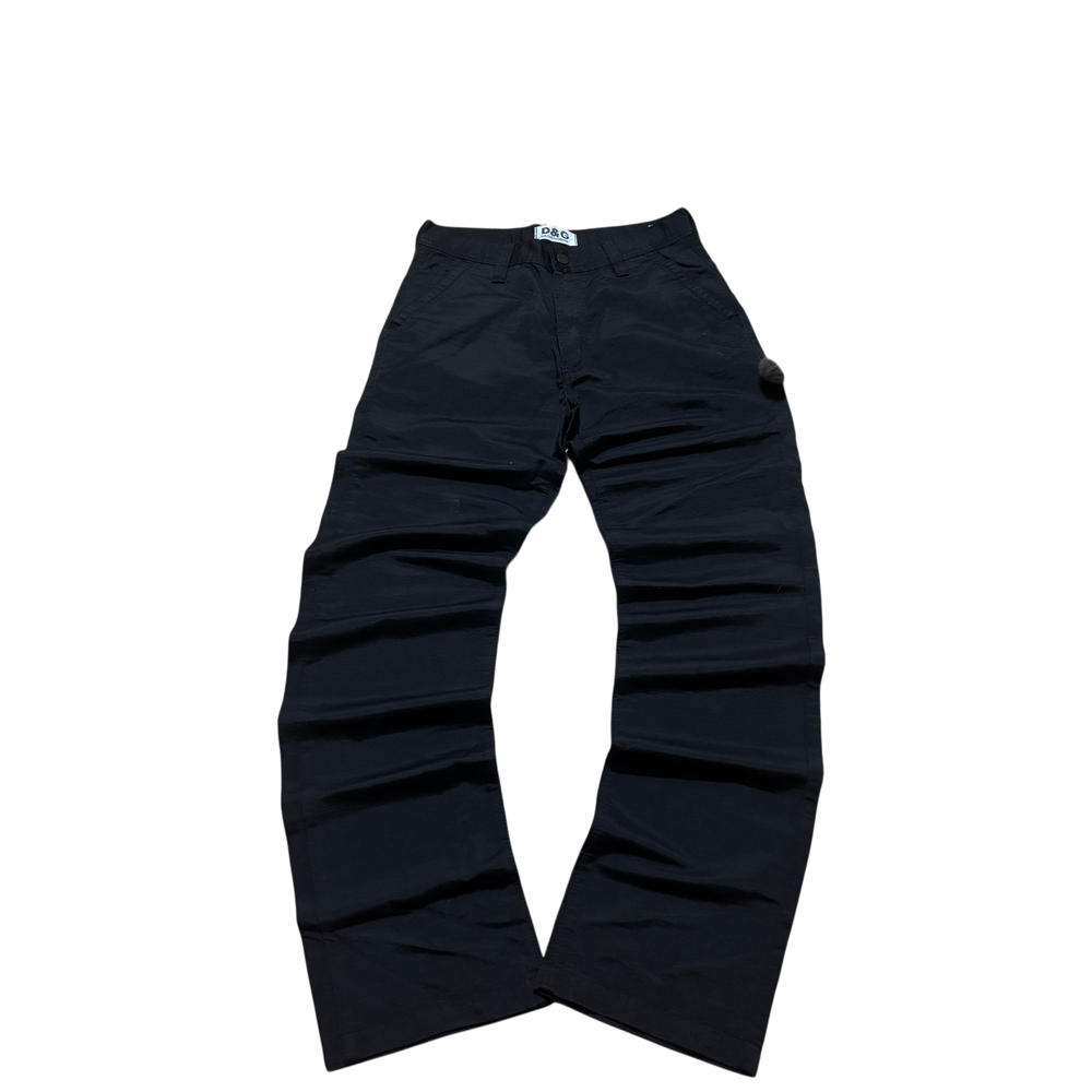 Dolce & Gabbana Deep Black Baggy Pants 2