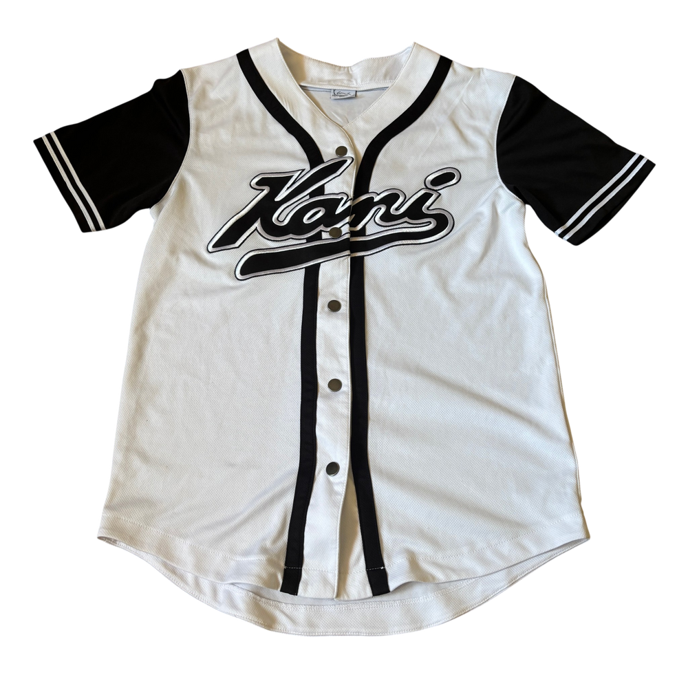 Karl Kani White Jersey Black Embroidery 1