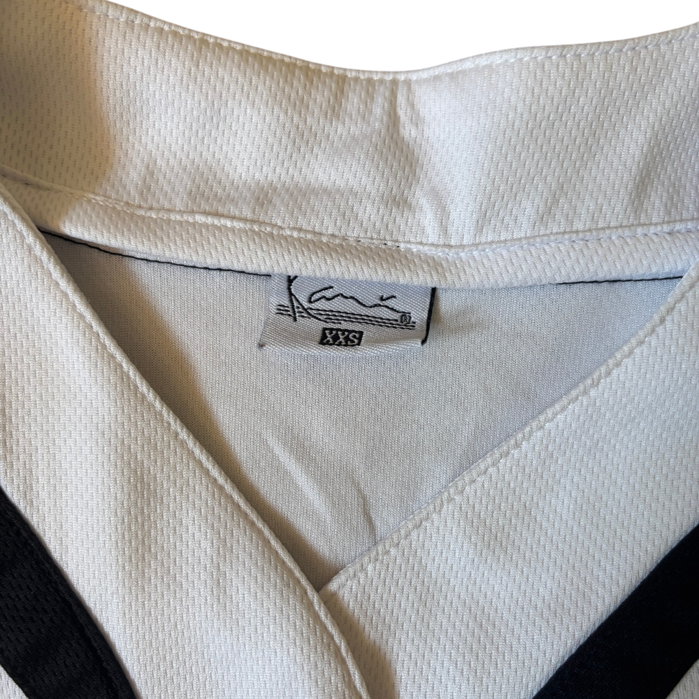 Karl Kani White Jersey Black Embroidery 3