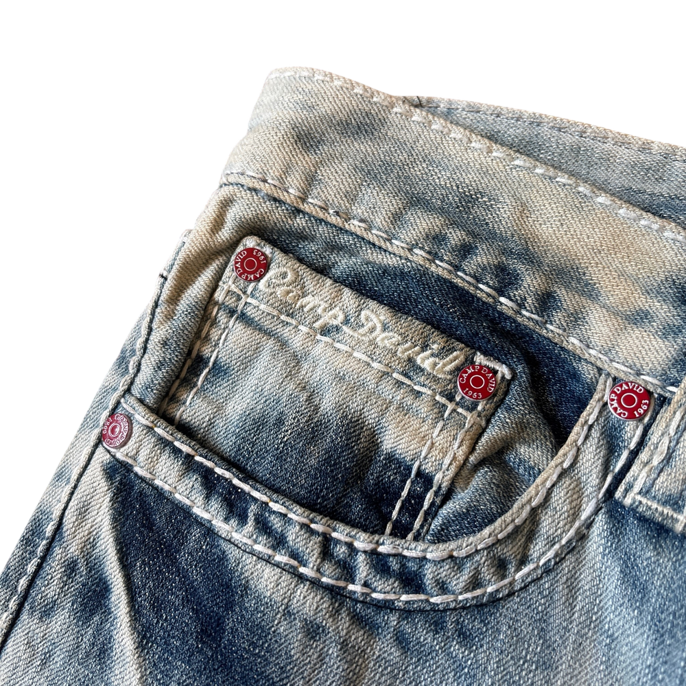 Camp David Light Blue Washed Bootcut Jeans 3