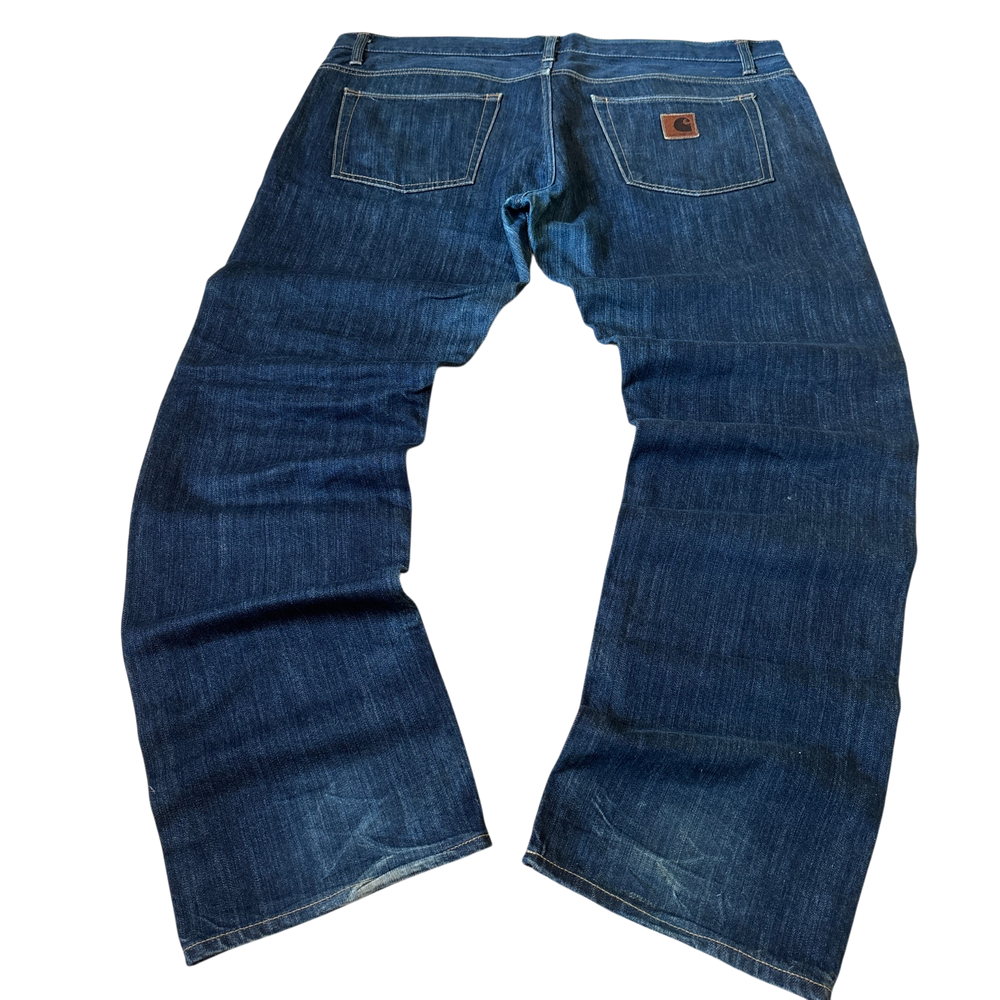 Carhartt Big Boy Dark Blue Baggy Jeanz 1