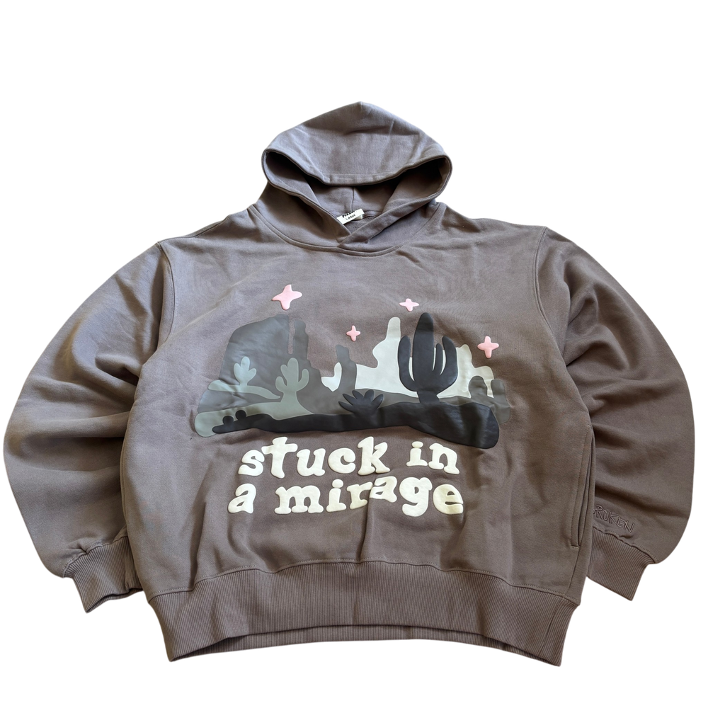 Broken Planet Puffy Embroidery Hoodie 1