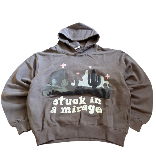 Broken Planet Puffy Embroidery Hoodie