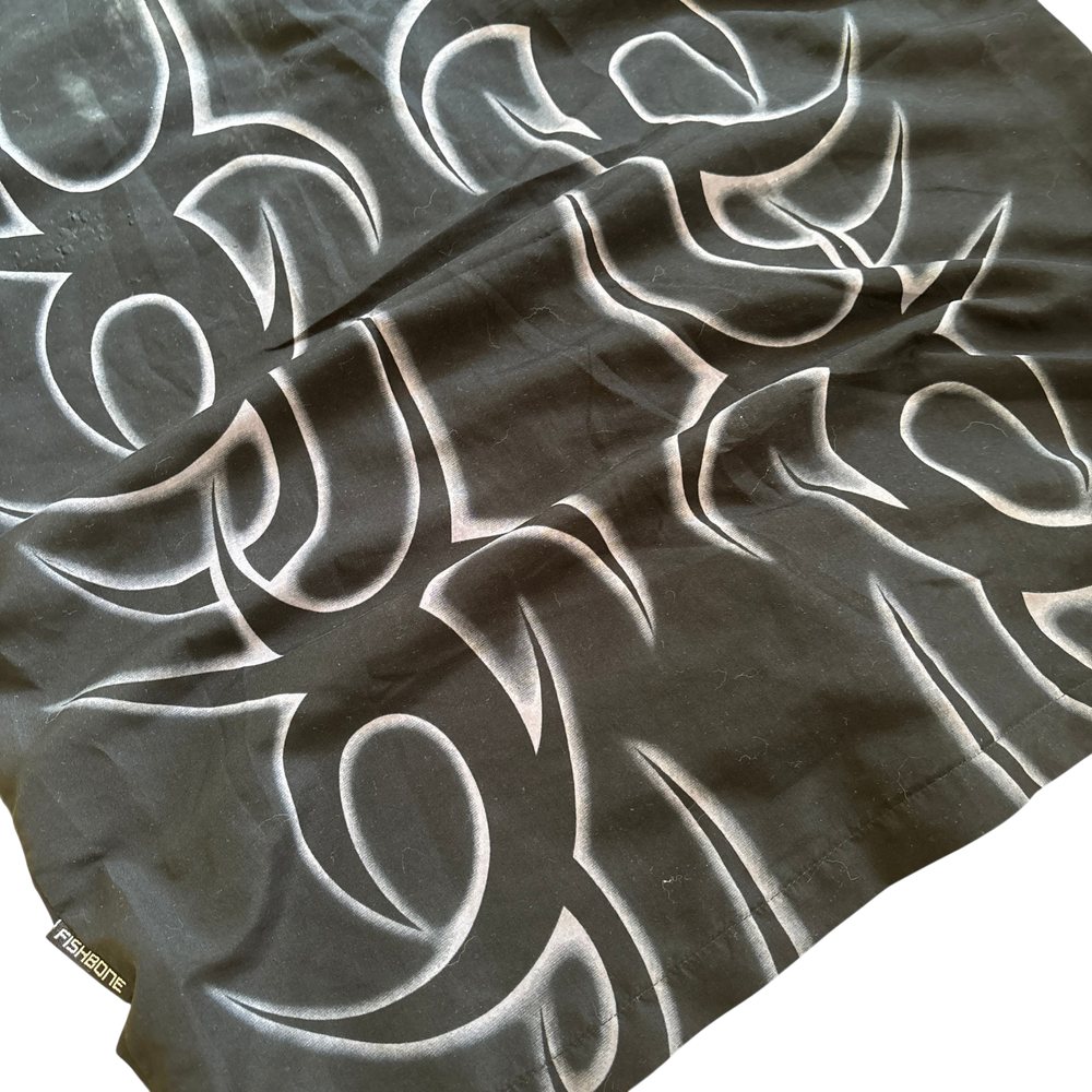Fishbone Ninja Button Up Shirt 7