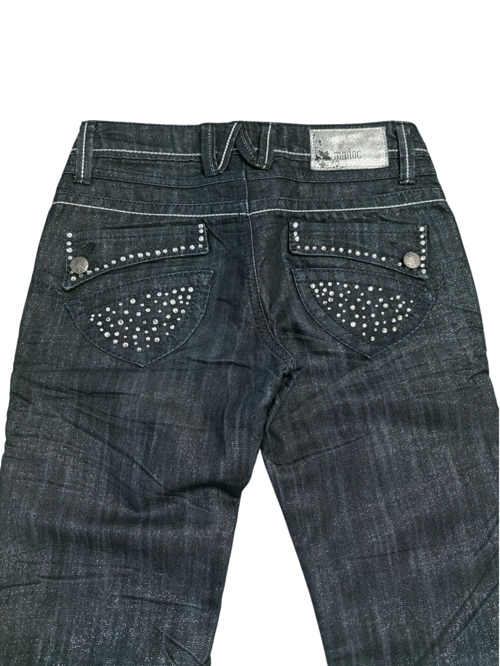 Madoc Crystal Dark Blue Y2K Jeans 4