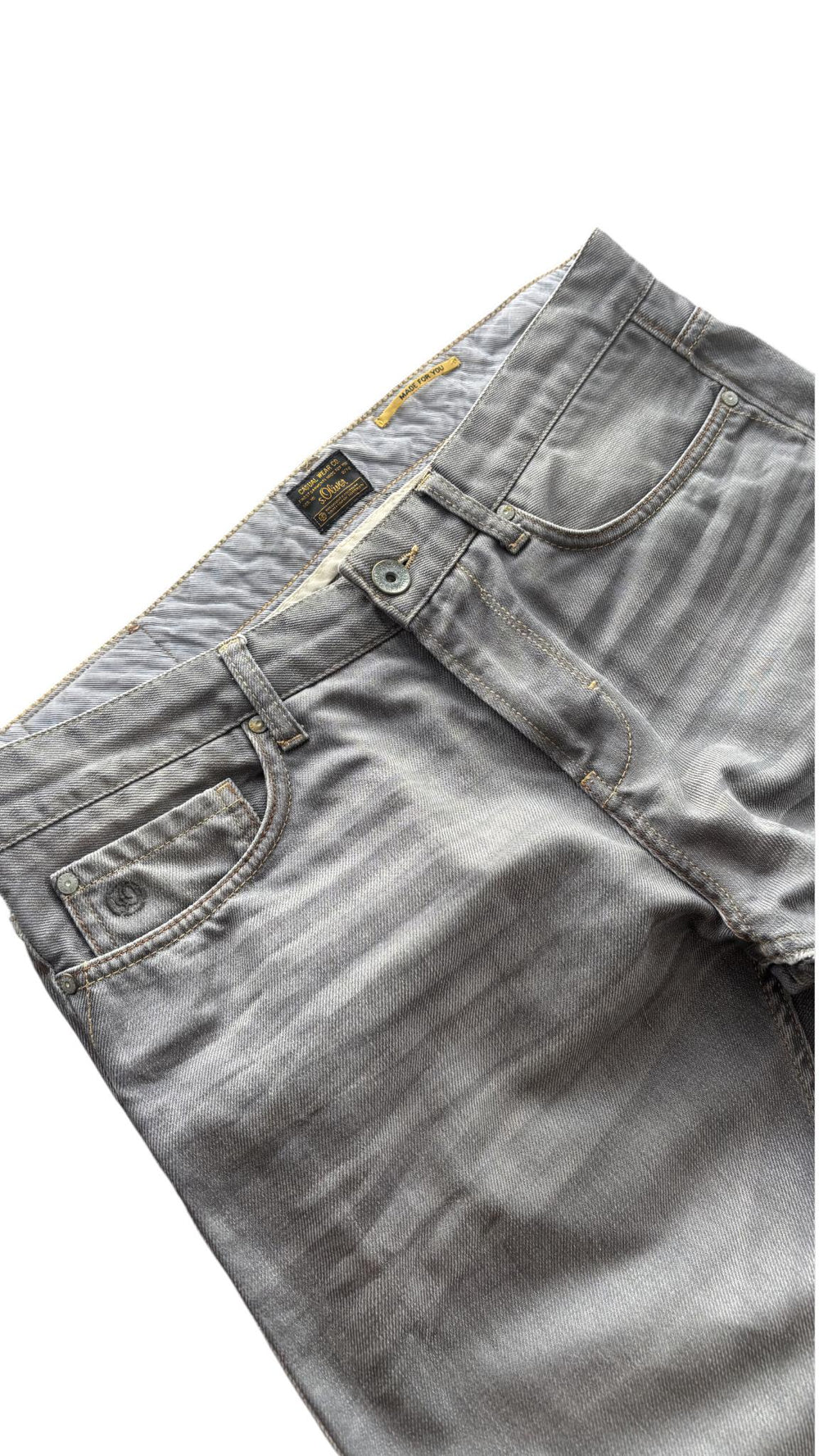 s.Oliver Gray Washed Jeans 2
