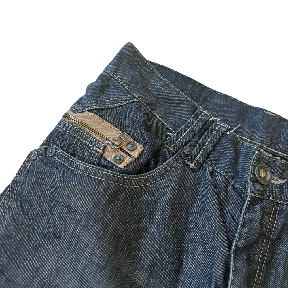 Future Dark Gray Vintage Zipped Pocket Jeans 5