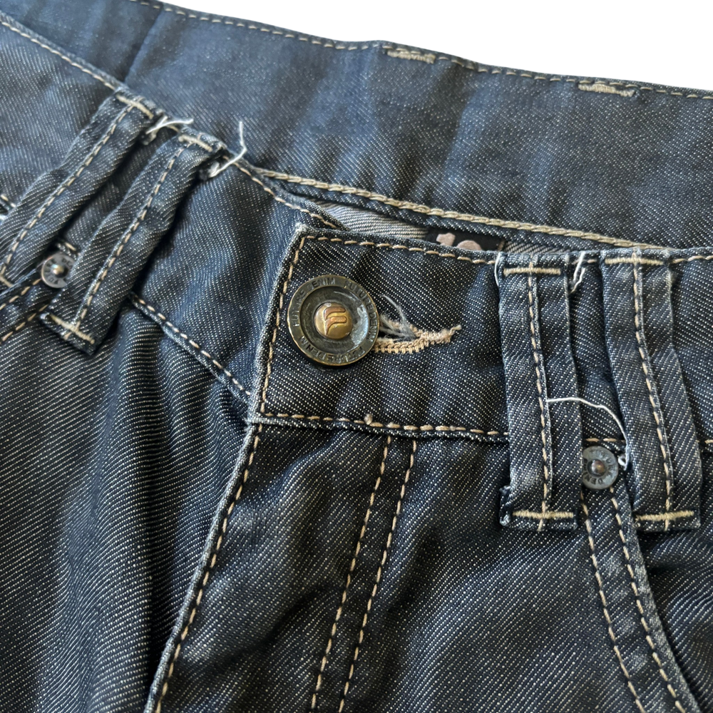 Future Dark Gray Vintage Zipped Pocket Jeans 6