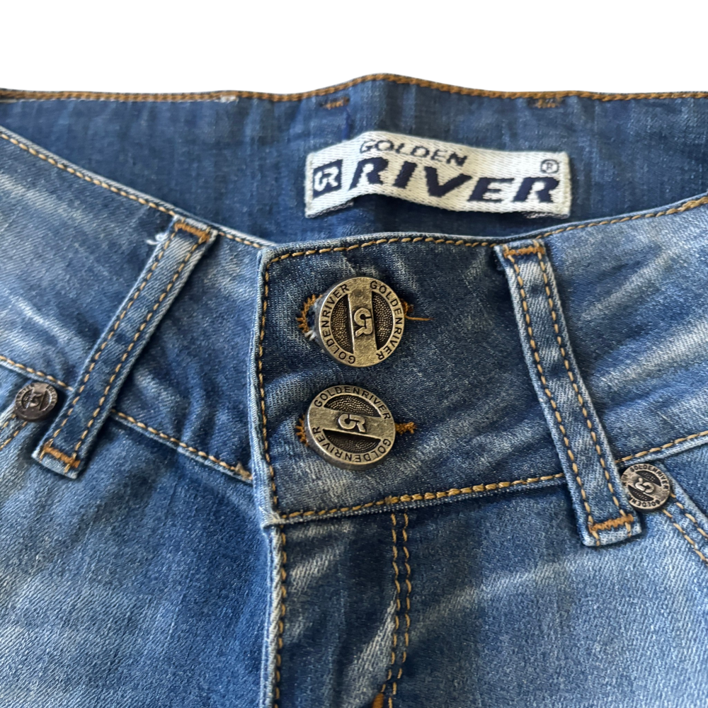 Cowboy Golden River Retro Light Blue Jeans 6