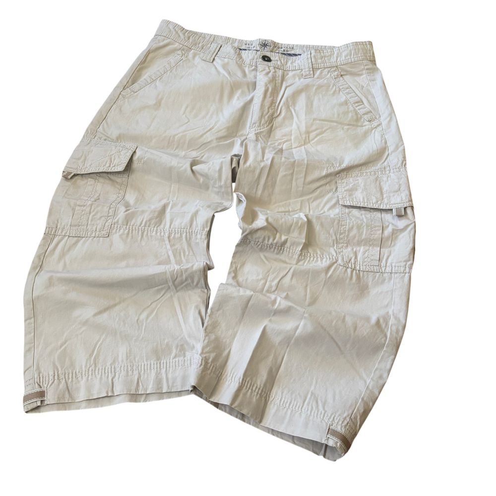 Creamy Stone Island 3/4 Shorts Style 1