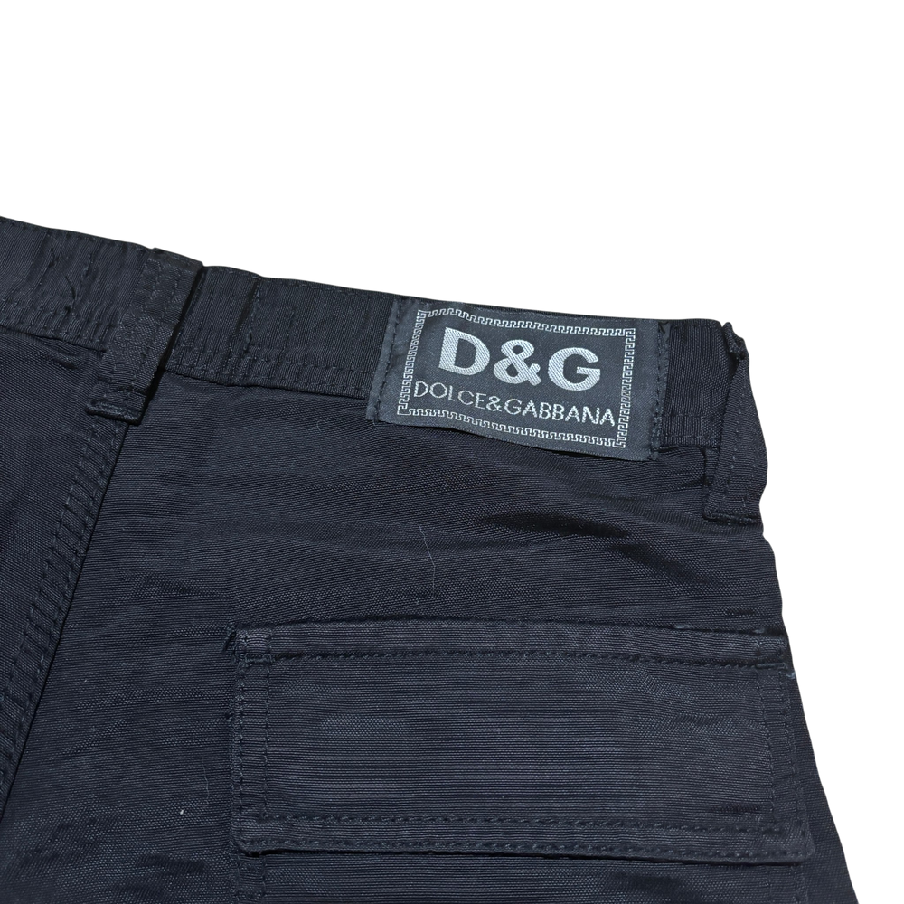 Dolce & Gabbana Deep Black Baggy Pants 6