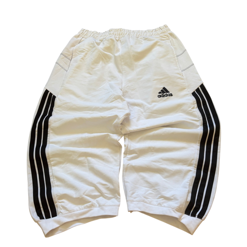 Adidas White 3/4 Long Shorts
