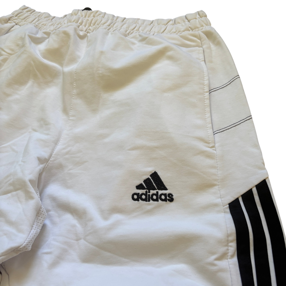 Adidas White 3/4 Long Shorts 3