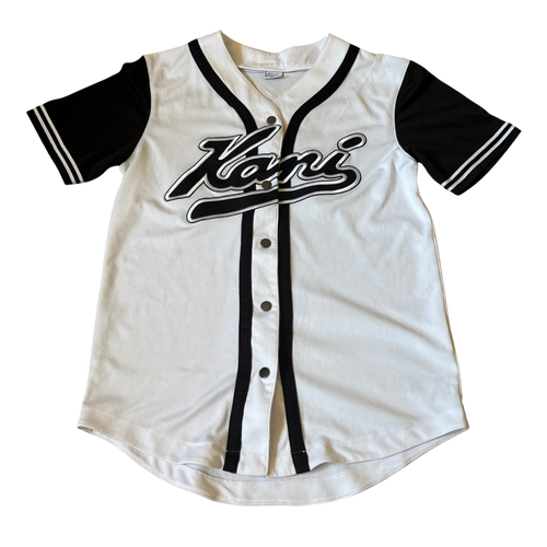 Karl Kani White Jersey Black Embroidery