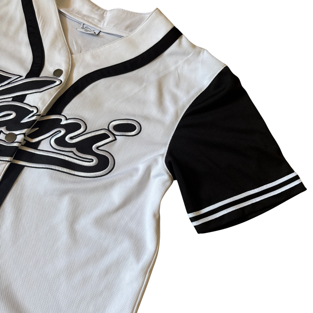 Karl Kani White Jersey Black Embroidery 4