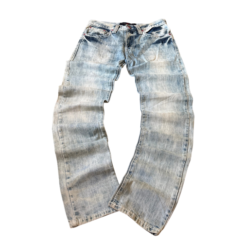 Camp David Light Blue Washed Bootcut Jeans