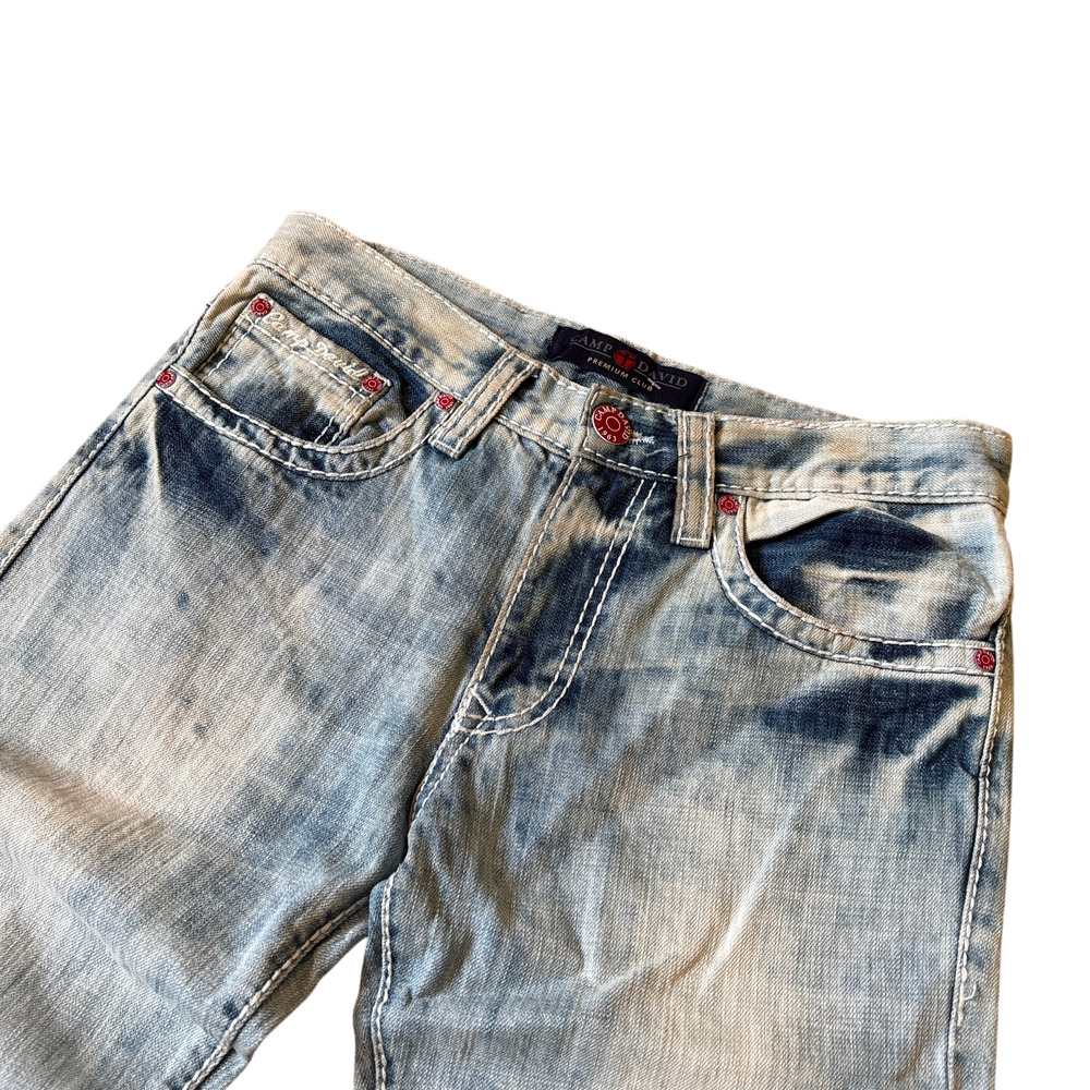 Camp David Light Blue Washed Bootcut Jeans 2