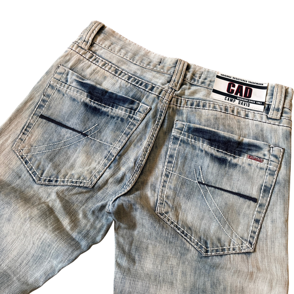 Camp David Light Blue Washed Bootcut Jeans 6
