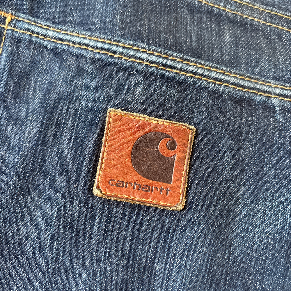 Carhartt Big Boy Dark Blue Baggy Jeanz 3