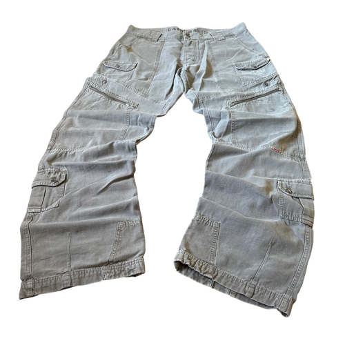 Camp David Countless Details Creamy Cotton Baggy Pantz