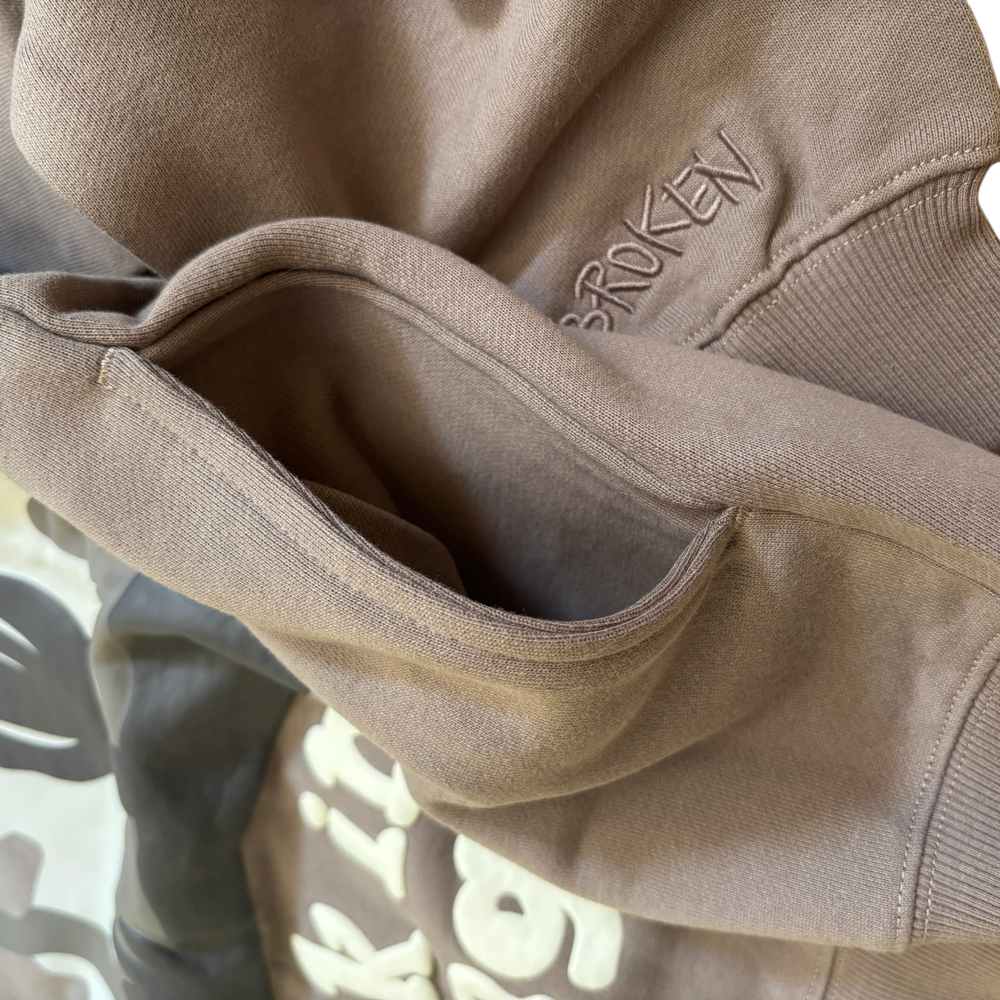 Broken Planet Puffy Embroidery Hoodie 4