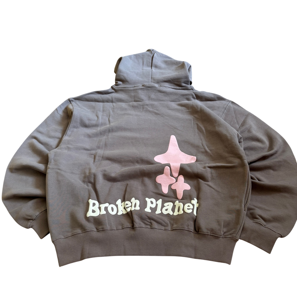 Broken Planet Puffy Embroidery Hoodie 6
