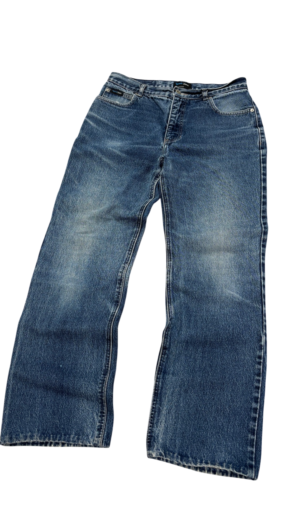 Light Blue Baggy Denim Jeans 3