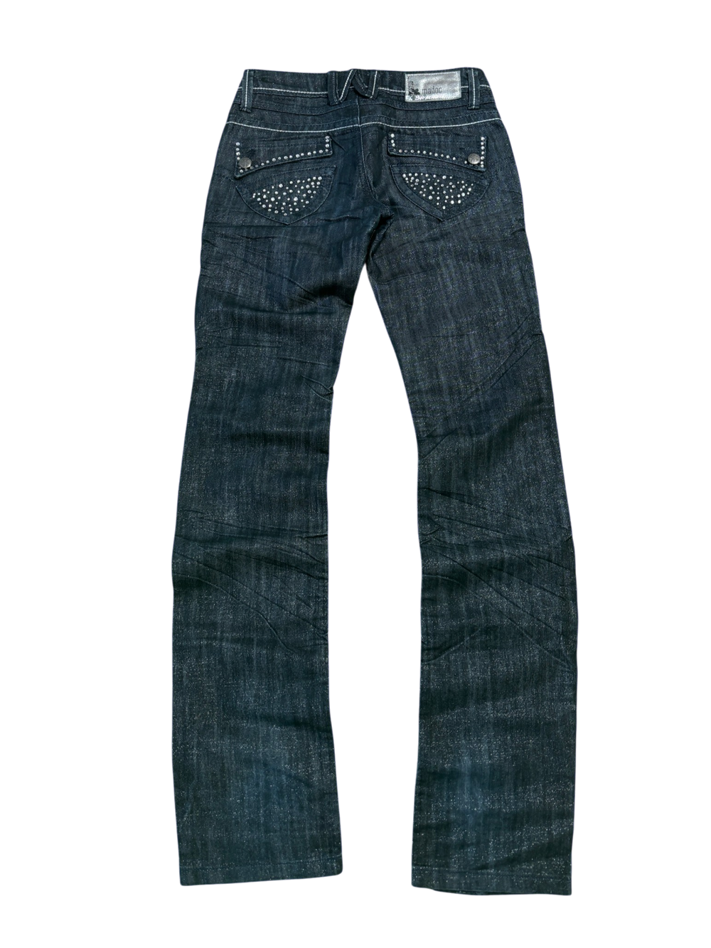 Madoc Crystal Dark Blue Y2K Jeans 2