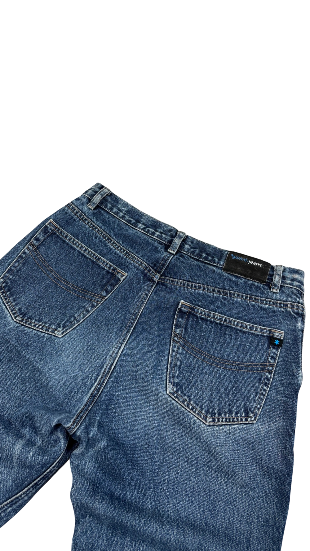 Light Blue Baggy Denim Jeans 2