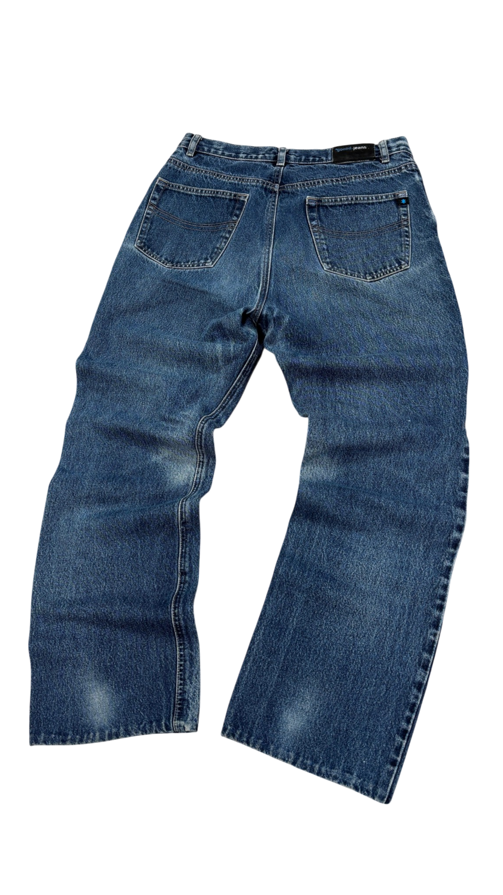 Light Blue Baggy Denim Jeans 1