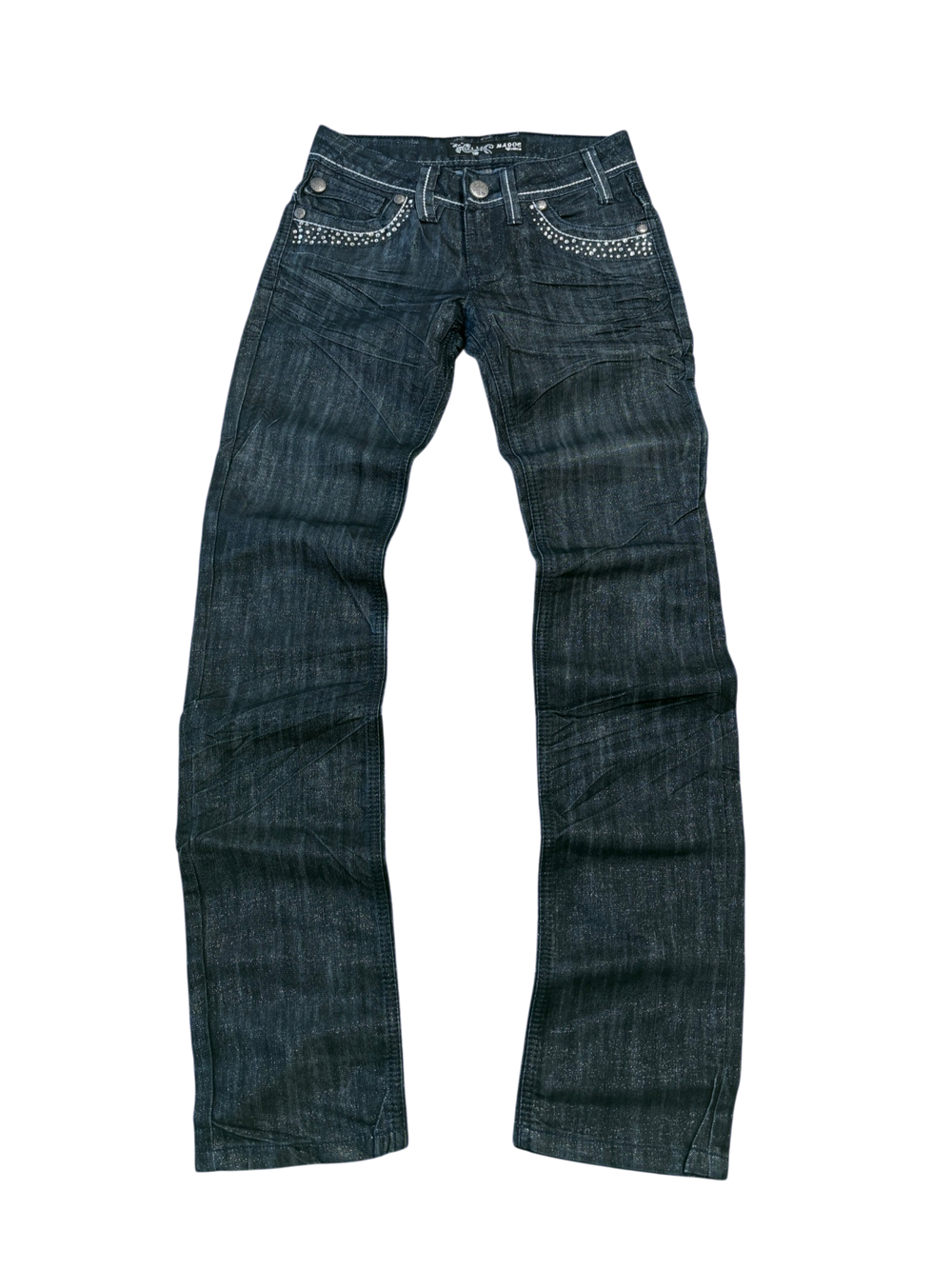 Madoc Crystal Dark Blue Y2K Jeans 3