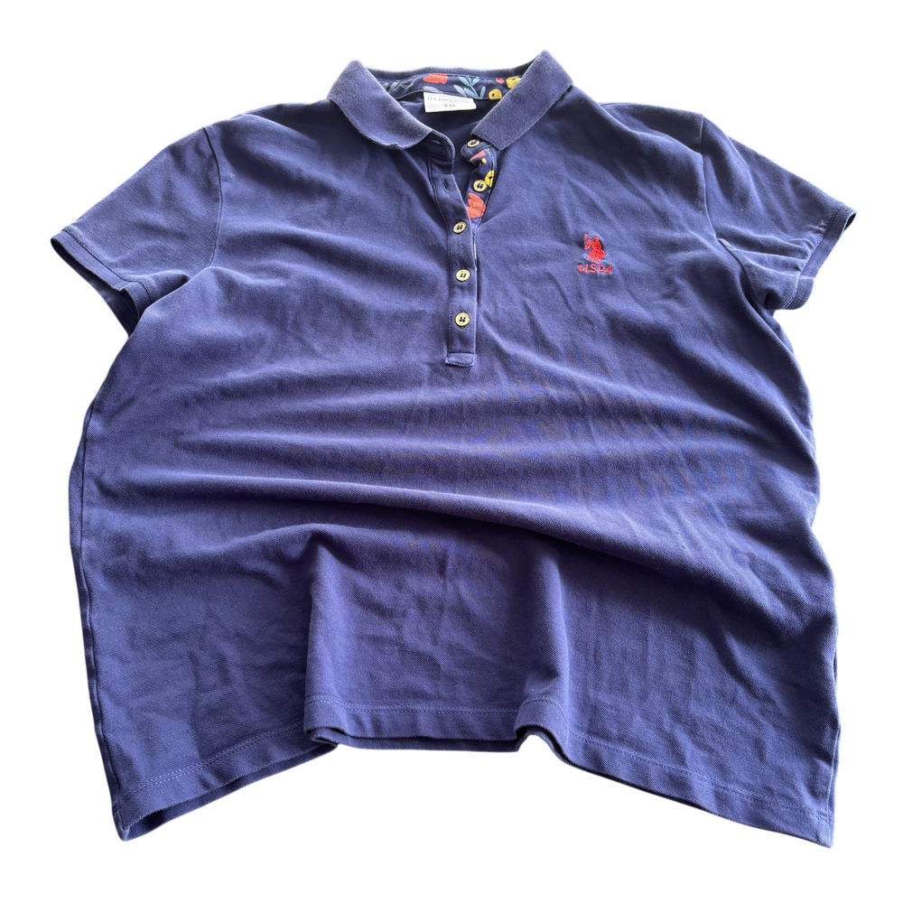 Лилава поло тениска U.S. Polo ASSN 1